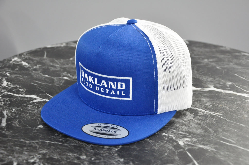 Blue Front/White Mesh Hat