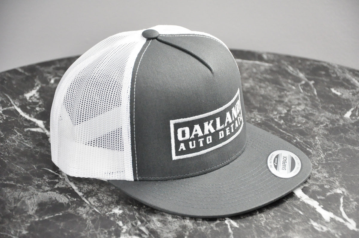 Grey Front/White Mesh Hat