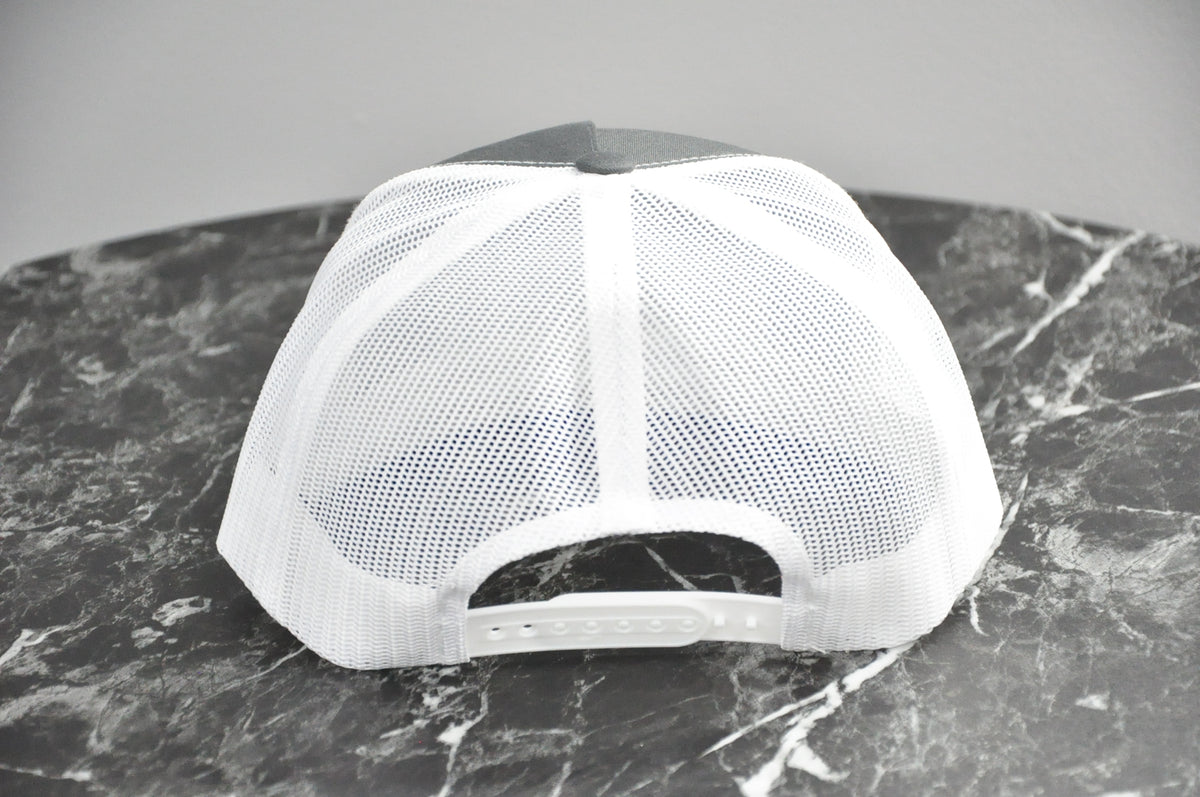 Grey Front/White Mesh Hat