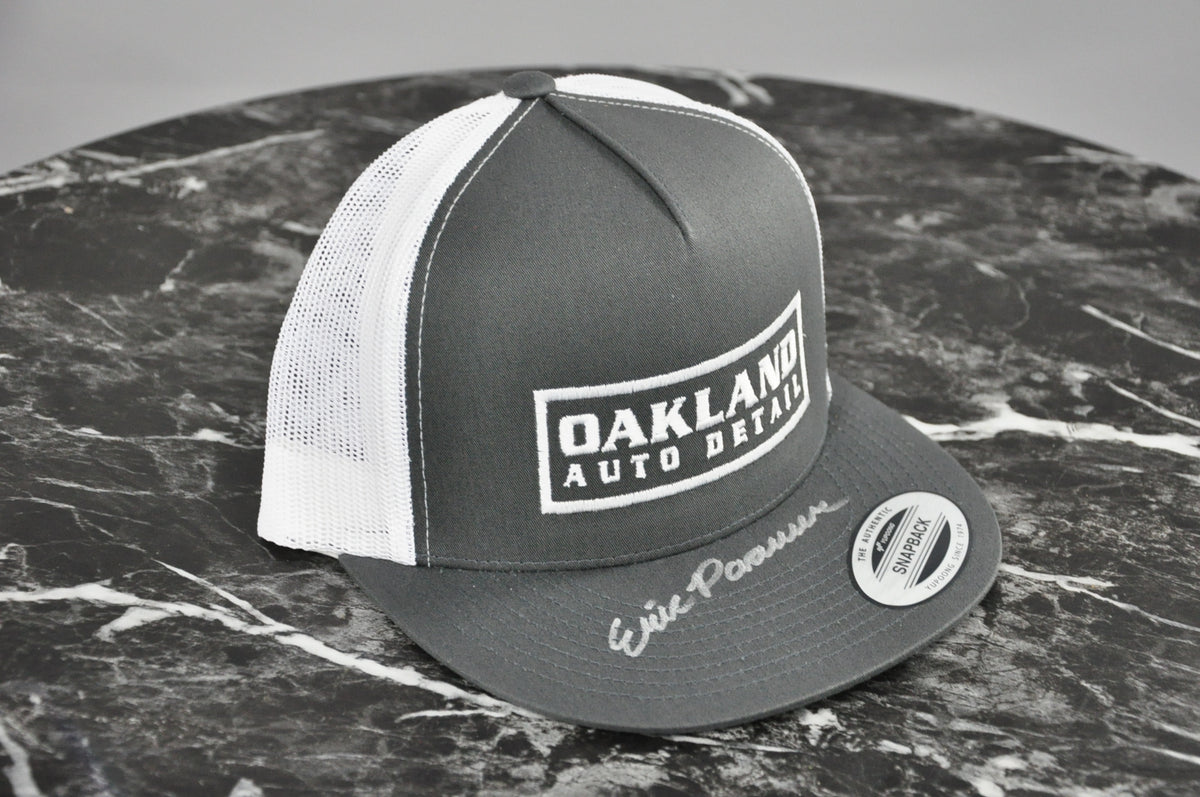 Grey Front/White Mesh Hat