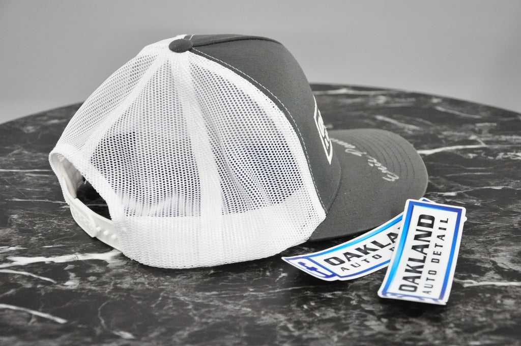 20M Views! Hat tossed in viral video - Grey Front/White Mesh Hat - Autographed - Silver Marker