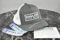 20M Views! Hat tossed in viral video - Grey Front/White Mesh Hat - Autographed - Silver Marker