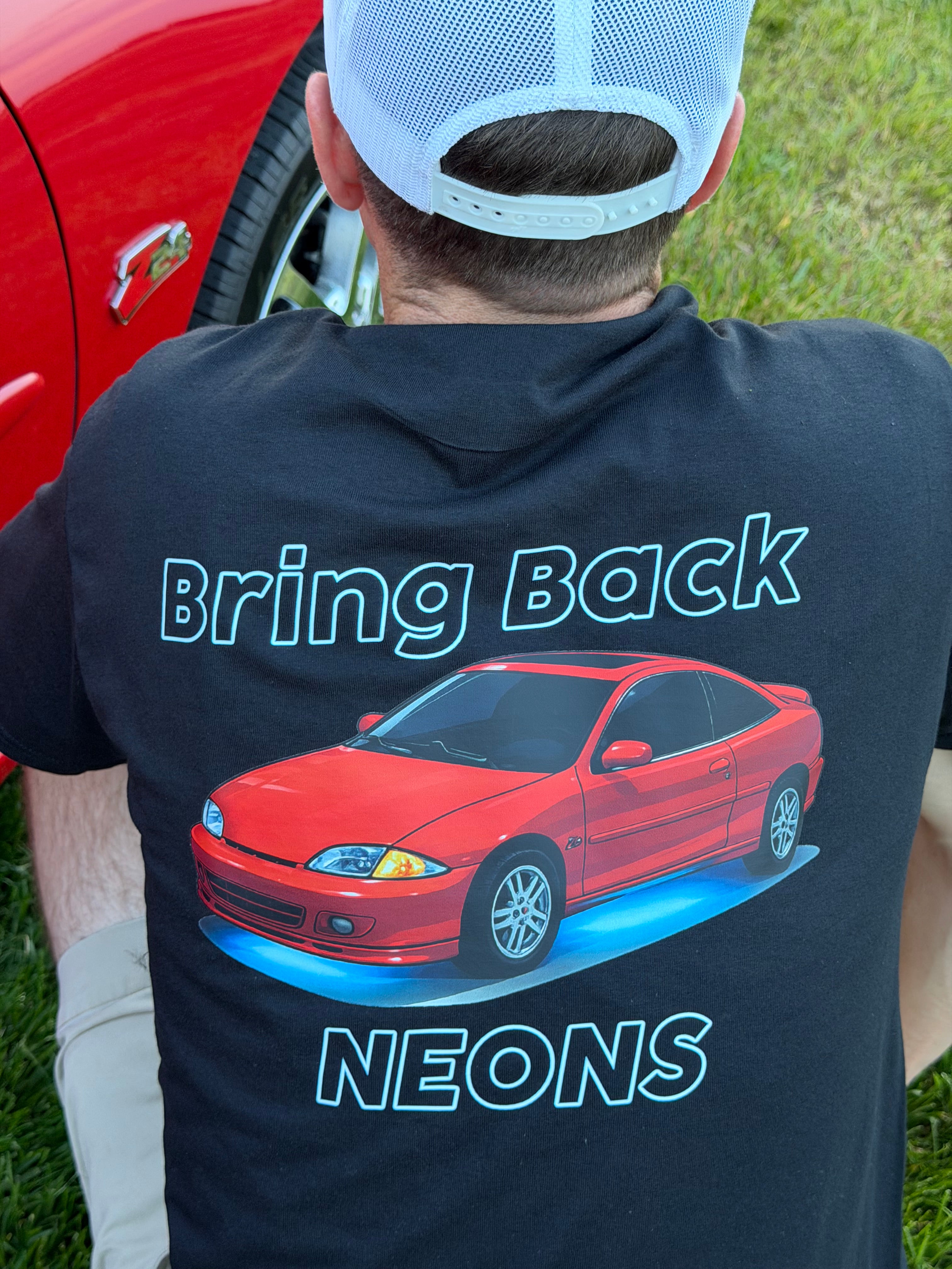 Black T-Shirt - Bring Back Neons