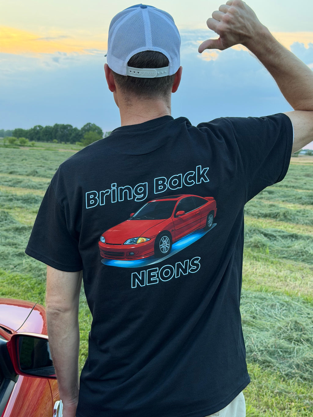 Black T-Shirt - Bring Back Neons