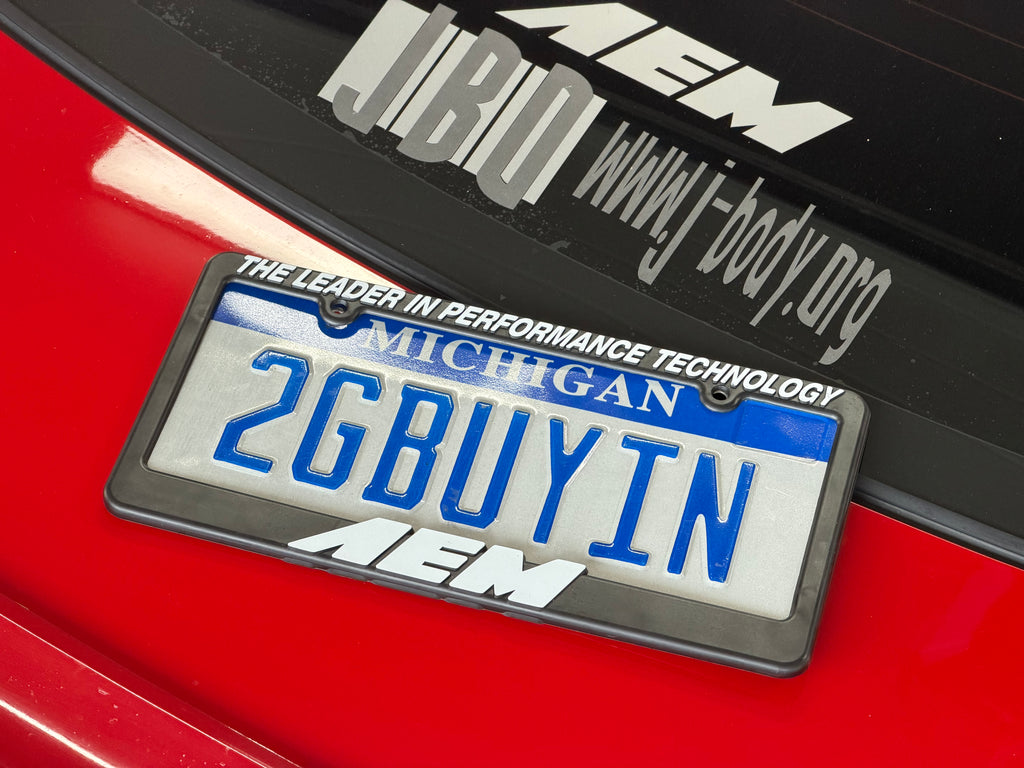 Eric's Vintage License Plate & Frame
