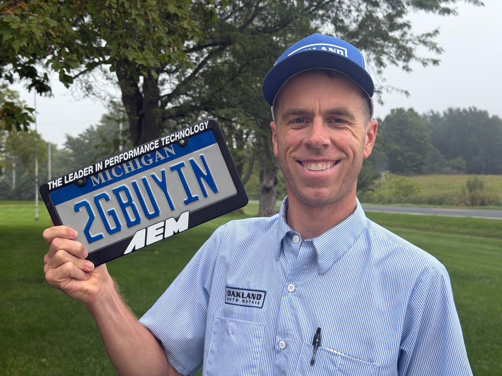 Eric's Vintage License Plate & Frame