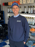 Navy Sweatshirt - Crew Neck -Oakland Auto Detail