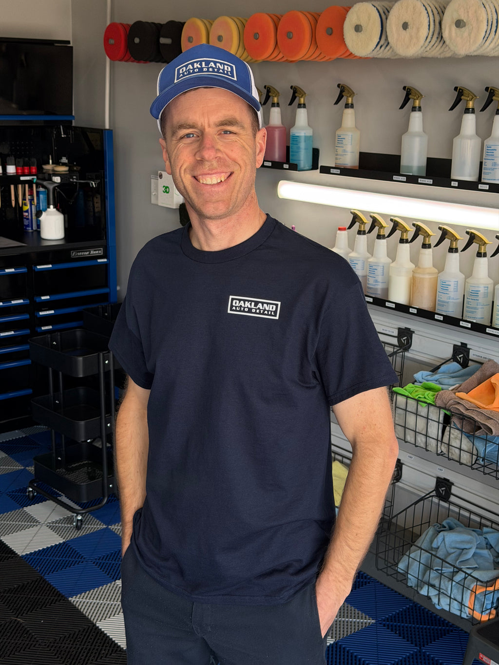 Navy T-Shirt – Oakland Auto Detail