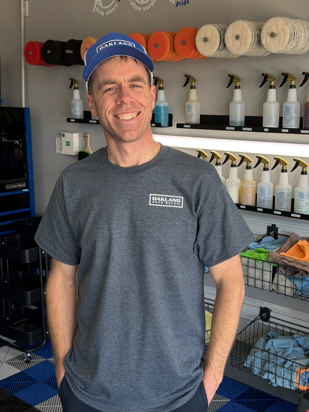 Grey Heather T-Shirt – Oakland Auto Detail