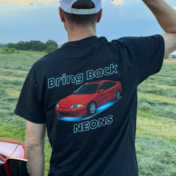 Black T-Shirt - Bring Back Neons